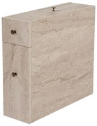 Kúpeľňová skrinka MELODY, dekor béžového mramoru