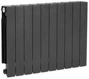 Hliníkový radiátor ADR 500 grafitový 10 článkov / 1095,5 W