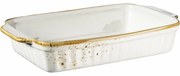 Mäser Zapekacia misa Pintar White hnedé bodky 30 x 18,6 cm, M