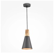 Maytoni P359-PL-140-C-Luster na lanku BICONES 1xE27/60W/230V pr. 14cm šedá/béžová