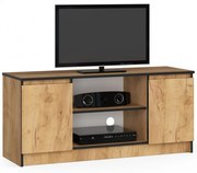 Stolík pod TV RTV 120 2D 1P dub craft