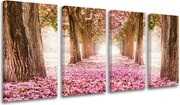 Obraz na stenu 4 dielny STROMY ST008E41