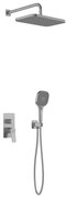 KFA Armatura 4529-501-61 - Sprchová sada s podomietkovou batériou MALAGA metalická šedá