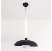 Závesný luster na lanku ECLIPSE 1xE27/15W/230V čierny