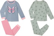 Detské pyžamá, 2 ks, motýľ