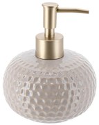 Dávkovač mydla Nolan, béžová/so zlatými prvkami