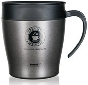 Banquet Termohrnček cestovný TAZZA 330 ml, antracit