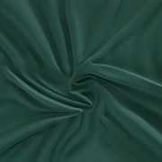 Kvalitex Saténové prestieradlo s gumou tmavozelená, 100 x 200 cm