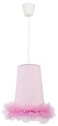 Duolla - Detský luster na lanku BALLET 1xE27/40W/230V pr. 21 cm ružová