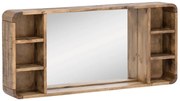 furniture-nabytek.cz - Masívne kúpeľňové zrkadlo Dingle II z recyklovanej borovice, lakované, prírodné – 130×60 cm