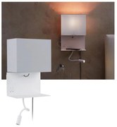 Paulmann 78913 - LED/2,5W + 1xE27/40W Nástenné svietidlo s USB MERANI 230V