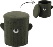 CH Taburetka s úložným priestorom Bear - tmavozelená