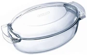 Pyrex Sklenená zapekacia misa s vekom, 5,8 l