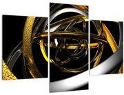 Obraz modernej abstrakcie (90x60 cm)