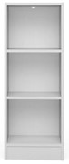 Biela knižnica Tvilum Basic, 41 x 107 cm