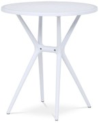 Jedálenský stôl 65 x 65 cm, biela