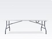 BRIMO Záhradný skladací stôl - 242x75 cm - 26