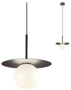 Redo 01-2728 - Luster na lanku PLATO 1xG9/10W/230V pr. 20 cm čierna