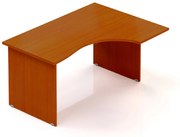 Ergonomický stôl Visio 140 x 100 cm, pravý, čerešňa