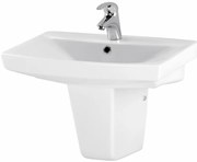 Cersanit CARINA - závesné umývadlo 60x42cm, biela, K31-006