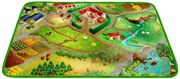 Protišmykový kusový koberec Ultra Soft Farma, 130x180, viacfarebná, detská izba, Vopi