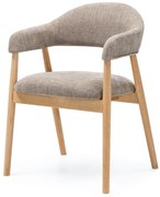 Jídelní křeslo Sorrento béžové/dub