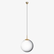 Lucis závesné svietidlo Polaris Zk Pe 26,2 W Led 4000K plast mosadz opál ZK.P2