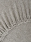Froté plachta 90 × 200 cm - sivohnedá