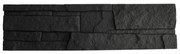 Obklad Fineza Aral antracit 38x10 cm reliéfna ARALAN