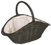 Prútený kôš na drevo s držadlom 50x70 cm