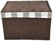 Úložný box s vekom hnedy Rozmery (cm): 43x32, v. 30