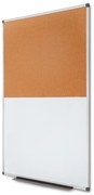 Combi Board hliníkový whiteboard / korok 90 × 120 cm, hliník