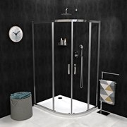 Gelco Gelco, SIGMA SIMPLY štvrťkruhová sprchová zástena 1200x900mm, R550, číre sklo, GS1290