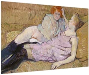 Obraz - Henri de Toulouse-Lautrec, The Sofa, reprodukcia (90x60 cm)