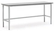 Manuálne výškovo nastaviteľný dielenský stôl MOTION, nosnosť 400 kg, 2000x600 mm