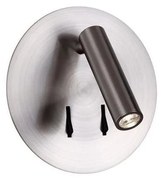 Azzardo AZ2424 - LED Nástenné bodové svietidlo FARO LED/6W+LED/3W/230V