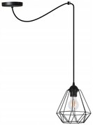 Závesné svietidlo Fusion Spider, 1x drôtené tienidlo (výber z 2 farieb)