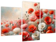 Obraz - Maľba vlčích makov (90x60 cm)