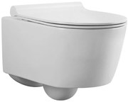 Závesná misa Hexx Rimless s doskou voľne padajúca