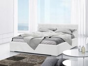 Manželská posteľ 180 cm Hermon (biela)