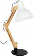 Stolná lampa 1xE27/40W/230V biela/čierna