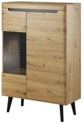 Vitrína Nordi NWT90 dub Artisan