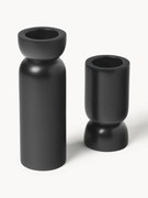 Súprava svietnikov na čajové sviečky z mangového dreva Matti, 2 ks