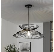 Brilagi - LED luster na lanku CERIA WIRE 1xE27/40W/230V pr. 60 cm čierna