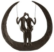 Dekoratívne soška Couple on Swing - 34 * 8 * 30 cm