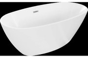Mexen Eris voľne stojaca vaňa 155 x 80 cm, biela - 53441558000