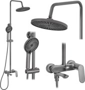 Rea Marco, sprchový set s vaňovým výtokom, grafitová, REA-P5600