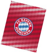 Carbotex Futbalová deka FC Bayern Mníchov Diamonds, 130 x 170 cm