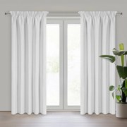 ZATEMŇOVACÍ ZÁVES (100%) NA PÁSKE SUZAN 135X270 CM STRIEBORNÁ