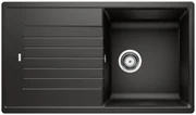 Blanco Zia 5 S, silgranitový drez 860x500x190 mm, 1-komorový, čierna, 526016